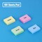 50 Pads Mini Sticky Notes, Small Self-Stick Note, Bulk Tiny Pads for Office, School, Home, 100 Sheets/Pad, 4 Pastel Colors, Pink, Yellow, Green, Blue